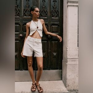 Zara Z1975 DENIM MOM FIT SHORTS